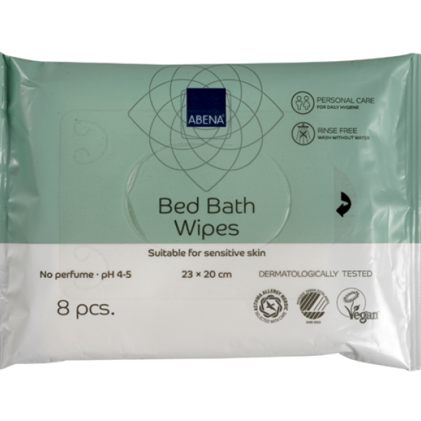Bed bath wipe